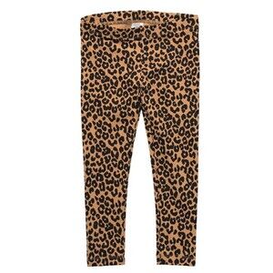 Harper Canyon Kids Printed Favourite Leggings Tan Biscuit Leopard Size 2